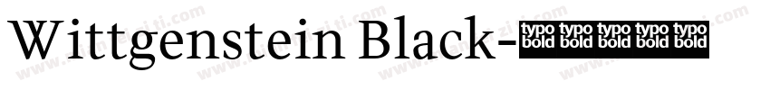 Wittgenstein Black字体转换